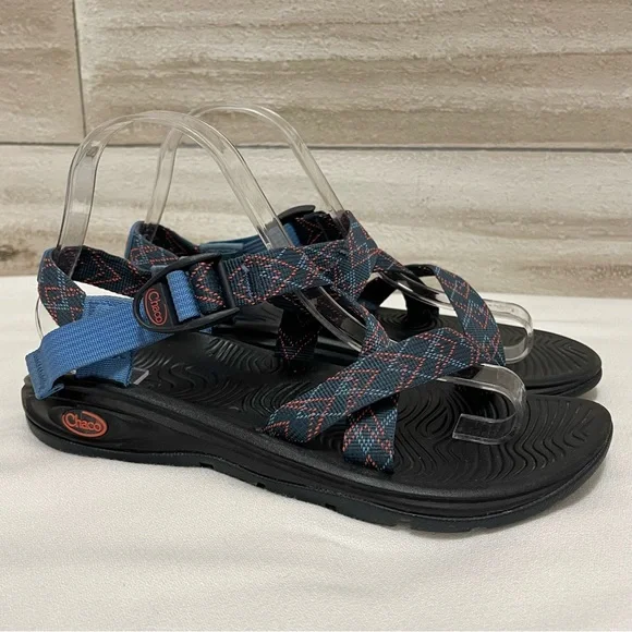 Chaco's Zvolv Waltz Navy Blue Black Women's Sandals Size 8 Strappy J106642 - Picture 3 of 9